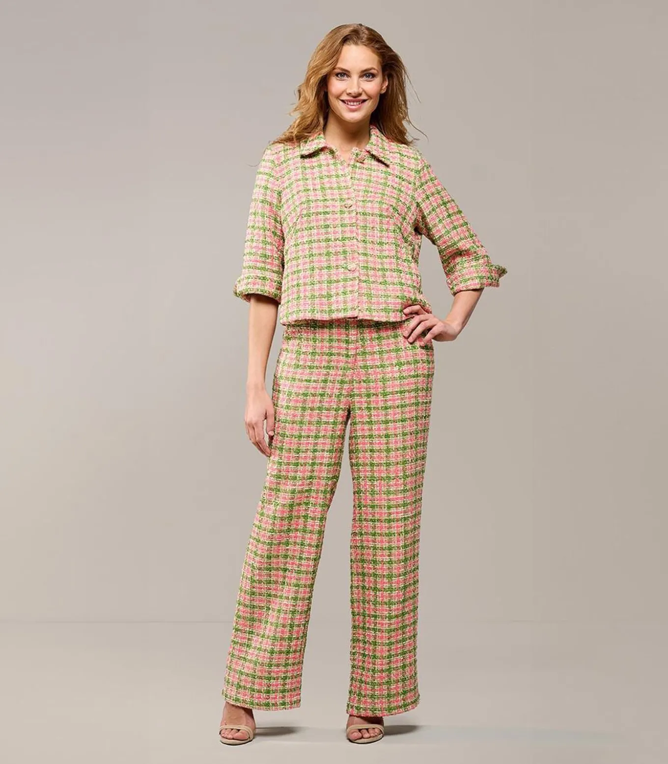 Jacky Blazer Roze / Groen