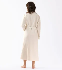 Jacquard badjas van microfleece en viscose GABRIELLE 660