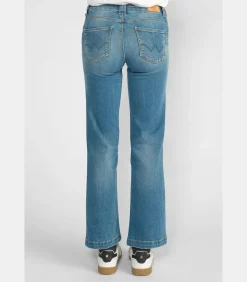 Jeans flare pulp slim hoge taille, lengte 34