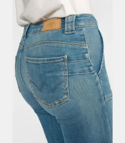 Jeans flare pulp slim hoge taille, lengte 34