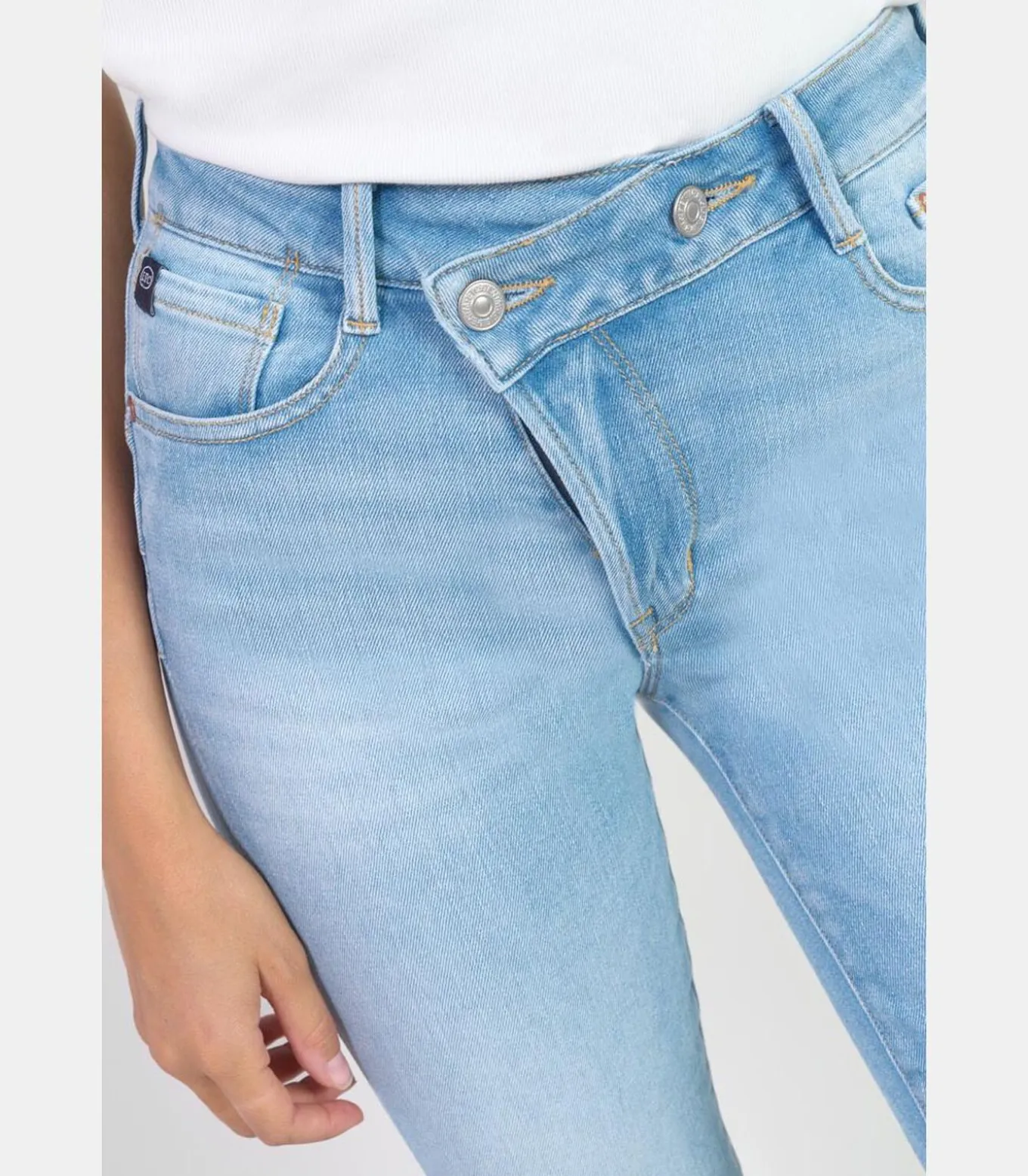 Jeans push-up regular hoge taille PULP, 7/8