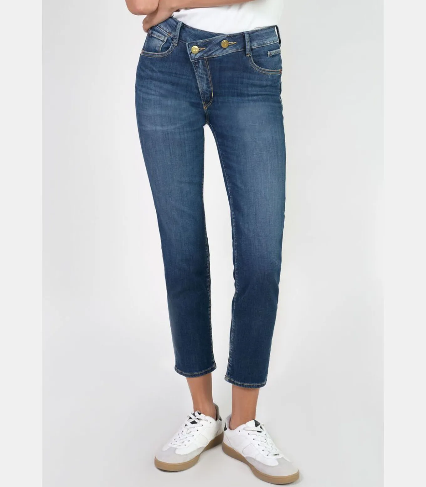 Jeans push-up regular hoge taille PULP, 7/8