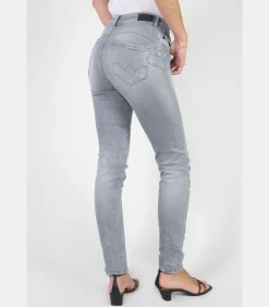 Jeans push-up slim hoge taille PULP, lengte 34