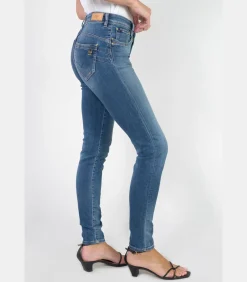 Jeans push-up slim hoge taille PULP, lengte 34