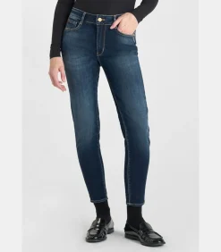 Jeans push-up slim hoge taille PULP, 7/8