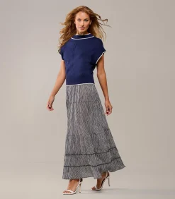 Jody Print Rok Navy / Off White