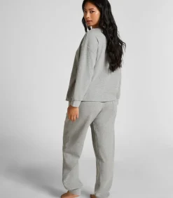 Joggingbroek van wafelstof