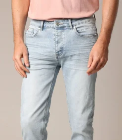 JOSUE - Herenjeans van licht denim
