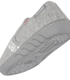 Junior Arabesque Comfort Slippers Heather Grey