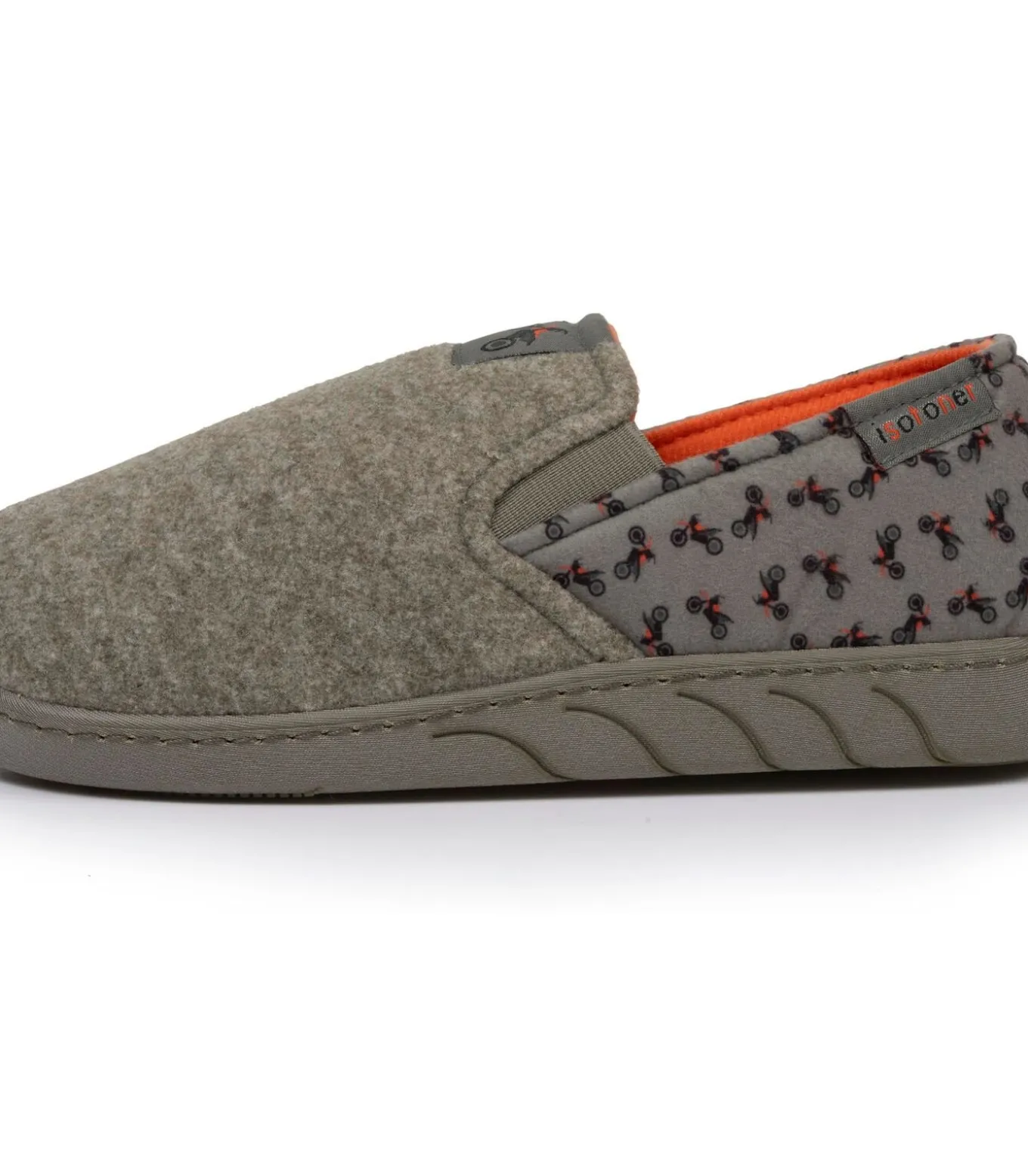 Junior Motorfiets Comfort Slippers Khaki gevlekt