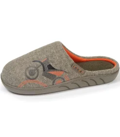 Junior muiltjes kaki gevlekt