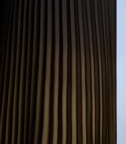 Kaki geplooide lange rok