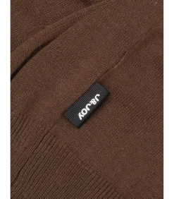 Kaki herentrui met ritskraag