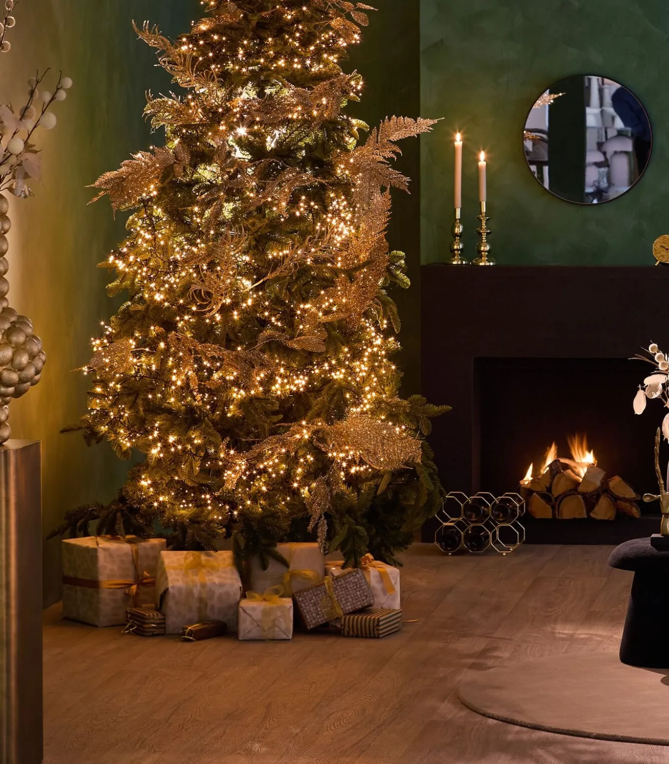 Kandelaar Dazzle Large - Goud - Ø10cm