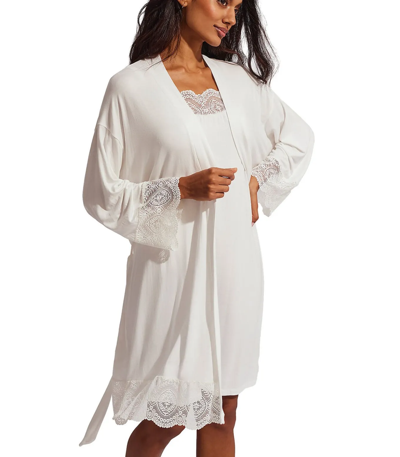 Kanten negligé Matilda bruiloft