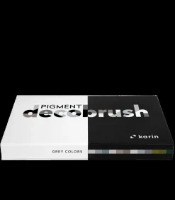 Karin brushmarkers pigment set - 12 grijstinten acrylmarkers