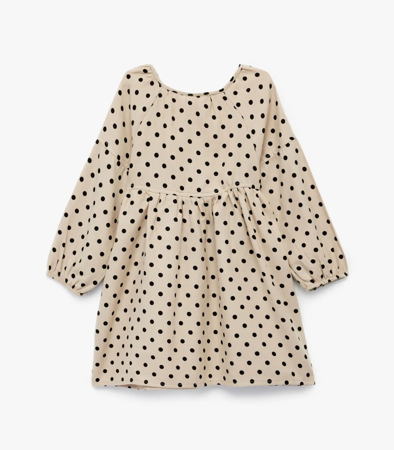 Katoenen Babykleding Polka Dot Jurk Lange Mouwen