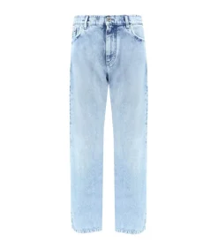 Katoenen Jeans Met Vijf Zakjes