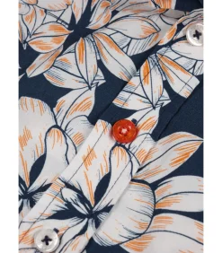 Katoenen overhemd met bloemenprint