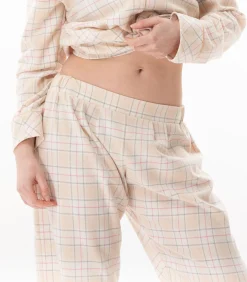 Katoenen pyjama met knopen MONTAUK 106