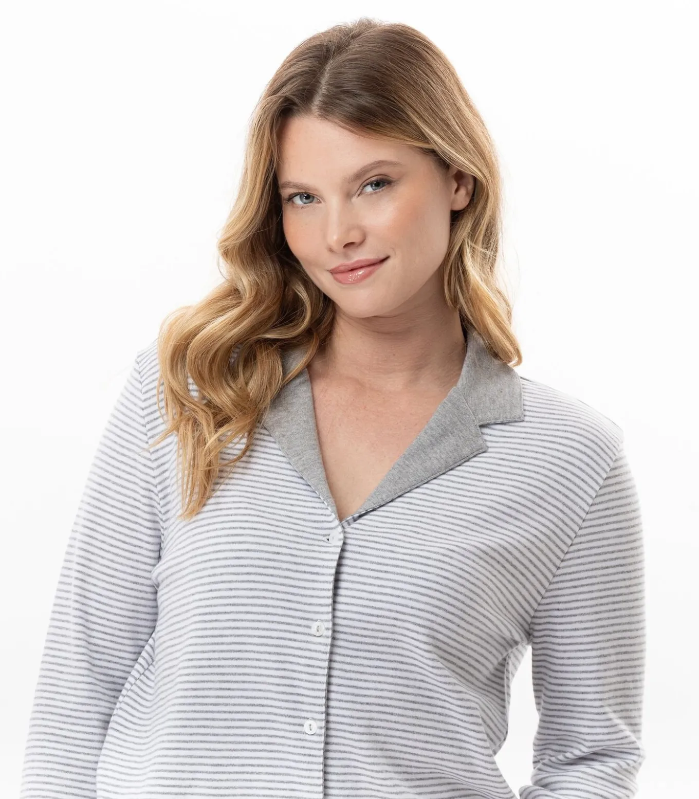 Katoenen pyjama met knopen FLOCON 106