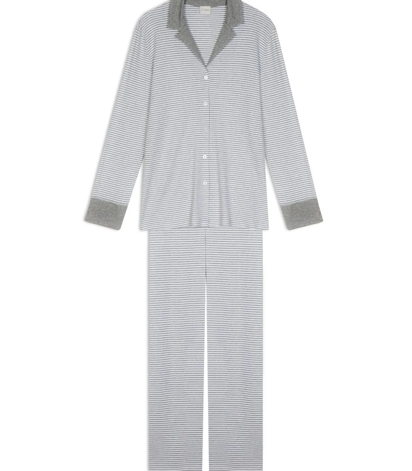 Katoenen pyjama met knopen FLOCON 106