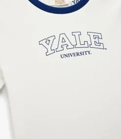 Katoenen T-shirt Korte Mouwen Yale Print