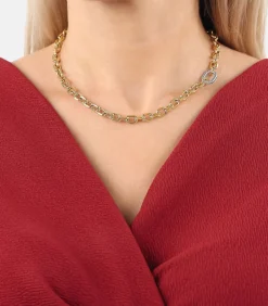 Ketting met hanger voor dames, roestvrij staal