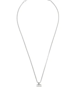 Ketting met hanger voor mannen, roestvrij staal | Kompas