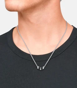 Ketting met hanger voor mannen, roestvrij staal