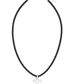 Ketting met hanger voor mannen, kruis van roestvrij staal