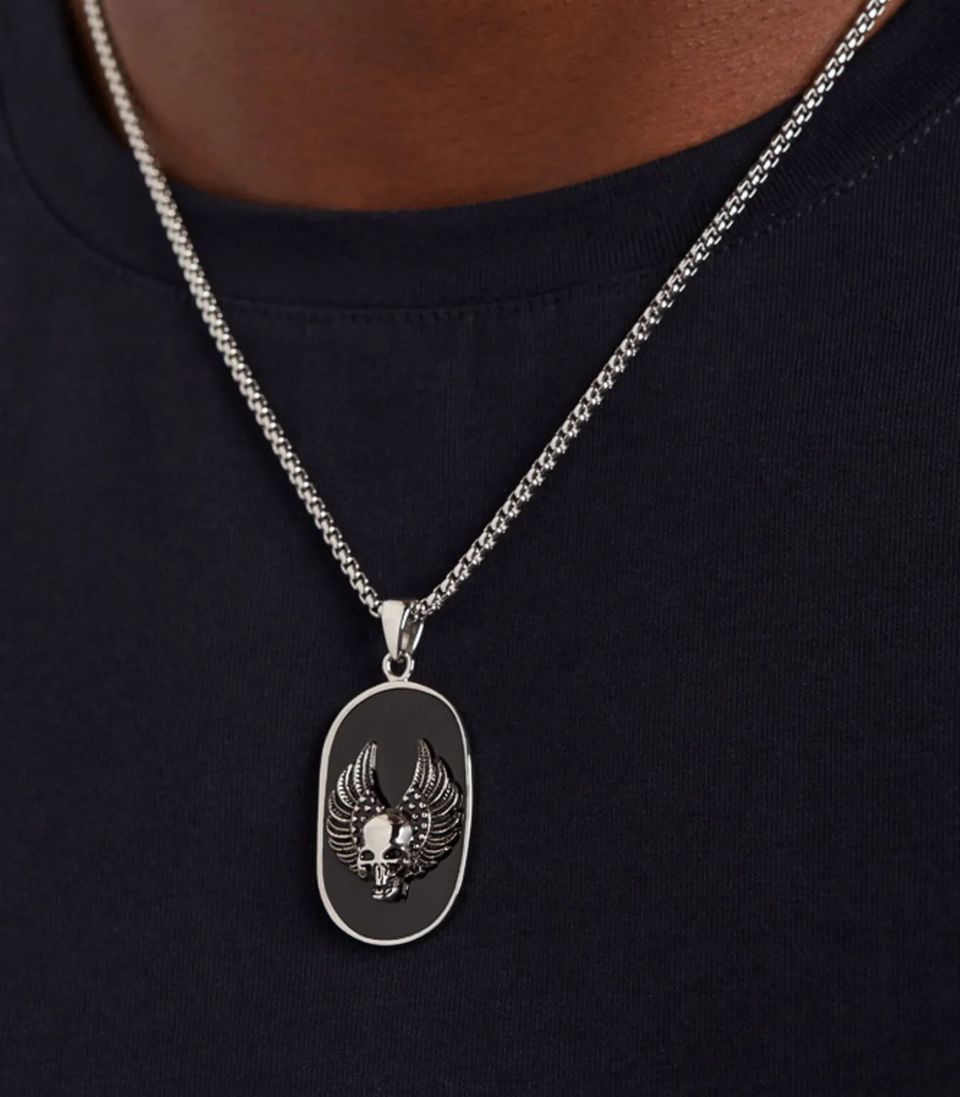 Ketting Staal 55 cm - Zilverkleurig