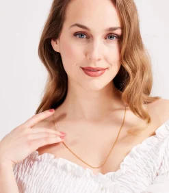 Ketting Zilver - goudkleurig