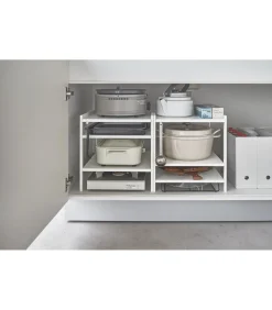 Keukenkast Organizer - 3 niveaus - Tower - Wit