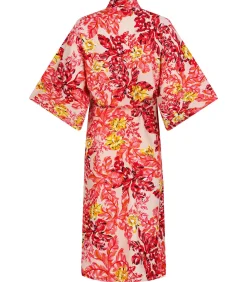 Kimono Robe Flamingo Garden - Roze