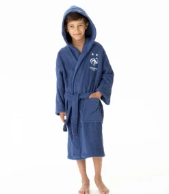 Kinderbadjas met kap 100% katoen, CHAMPIONS