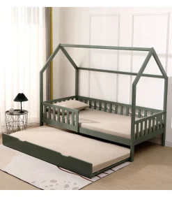 Kinderbed Kajuit 190x90cm groen MARCEAU