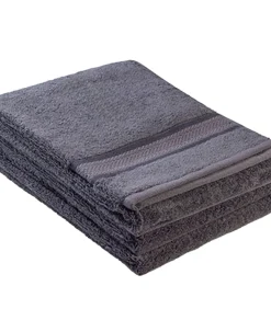 Klassiek - Handdoek - Donkergrijs