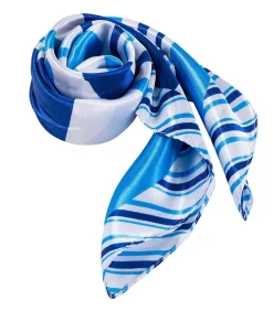 Kleine zijden sjaal Navy Blue Cléo