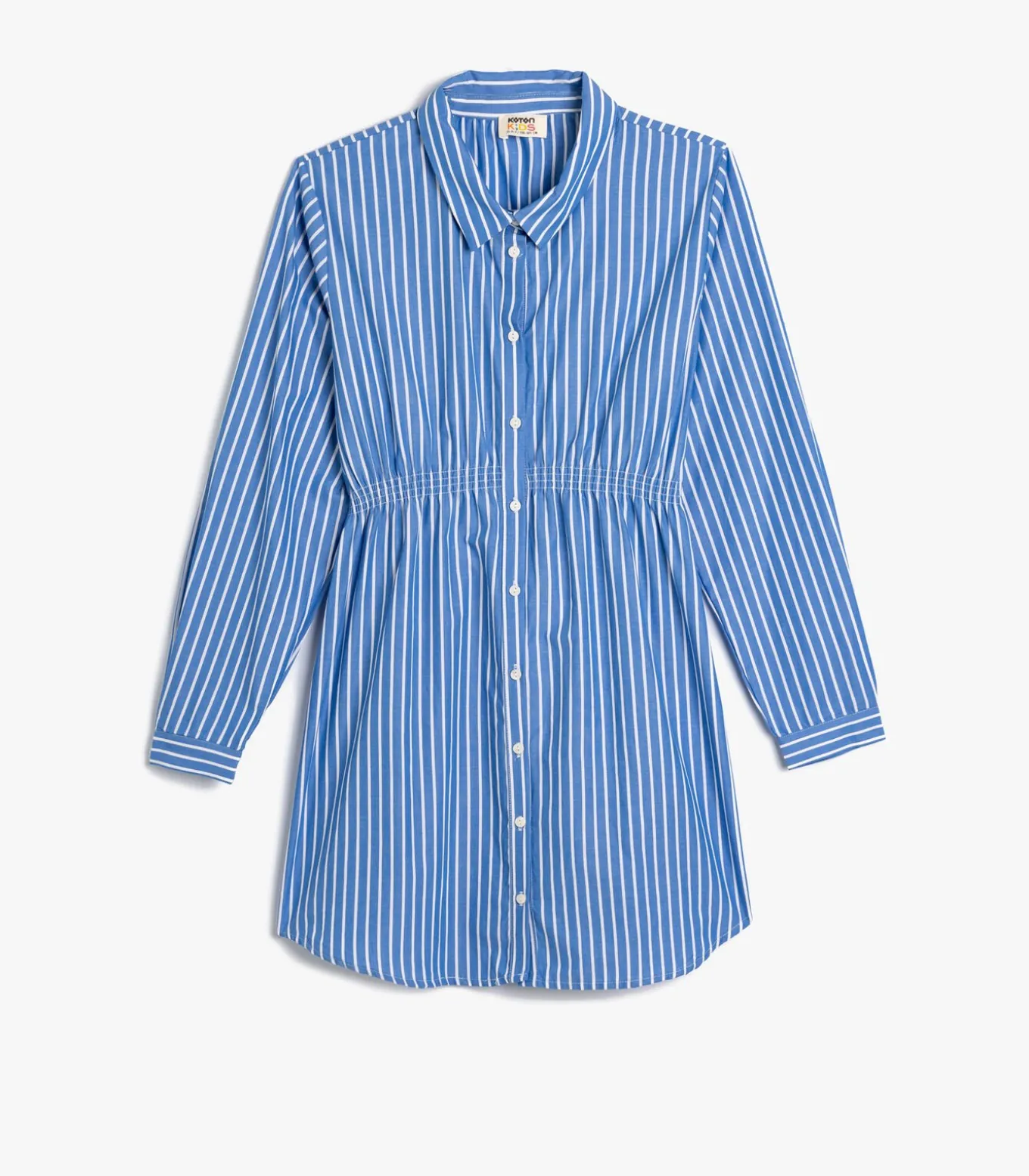 Knielengte Overhemdkraag Jurk