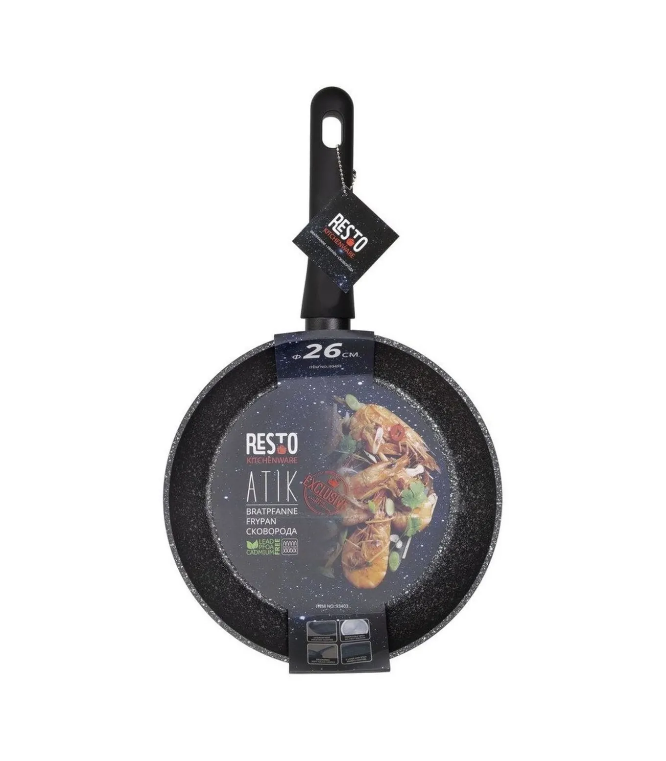 Koekenpan Atik - ø 26 cm - standaard anti-aanbaklaag