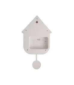 Koekoeksklok Modern Cuckoo ABS - Wit - 41x8,5x21,5cm