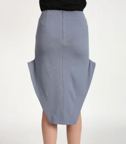 Kokerrok met hoge zijsplitten