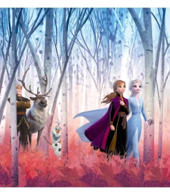 Komar Fotobehang Frozen Friends Forever 368x254 cm blauw