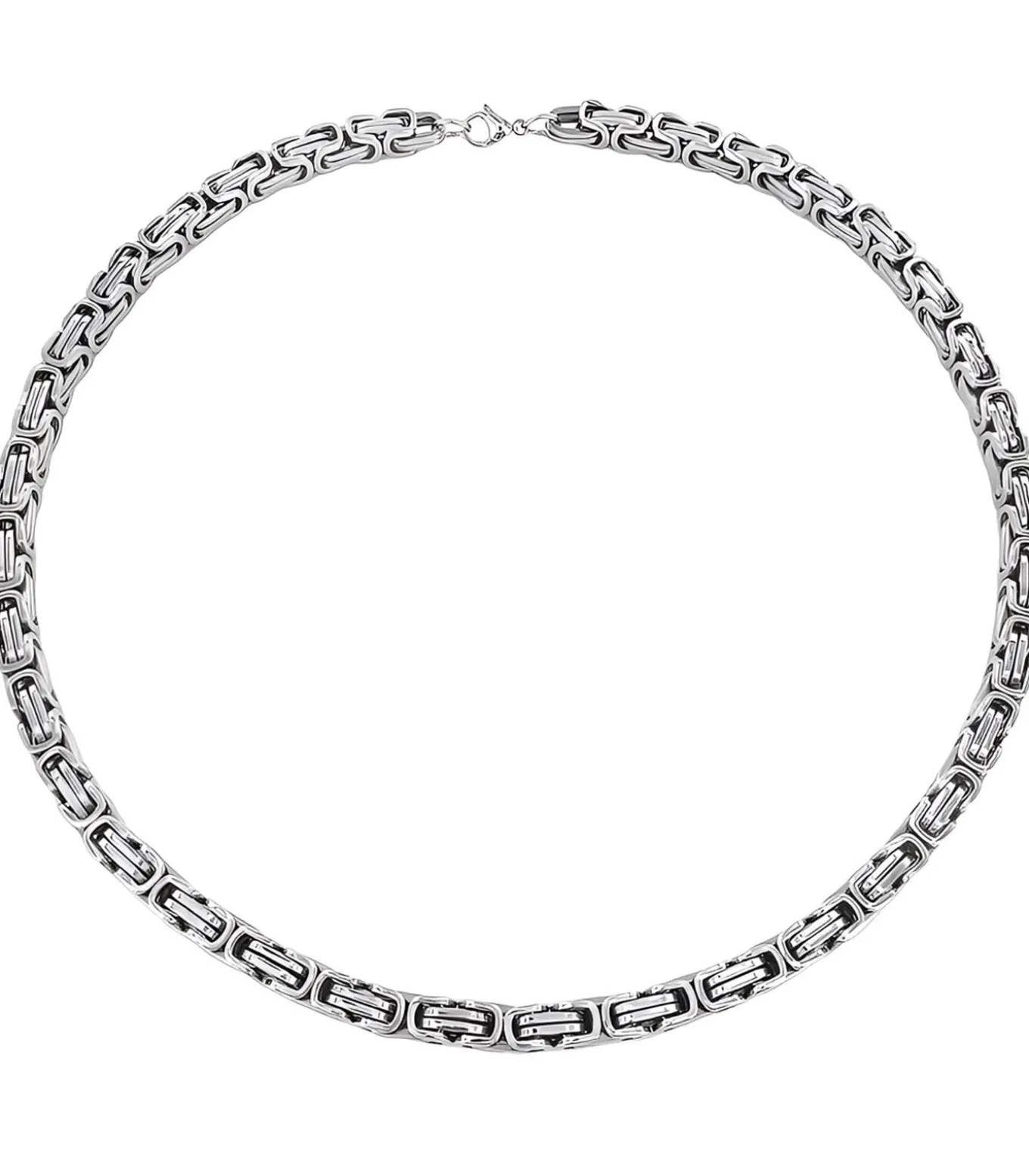 Koningsketting - 5mm - Dubbele Schakels - Staal