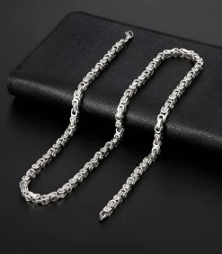 Koningsketting - 5mm - Dubbele Schakels - Staal