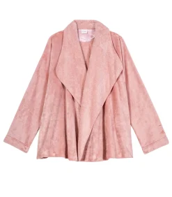 Kort jasje van flanellen pluche ESSENTIEL H73B