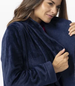 Kort jasje van flanellen pluche ESSENTIEL H73B