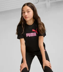 Kort meisjes-T-shirt Logo