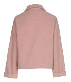 Kort roze jasje in loose fit